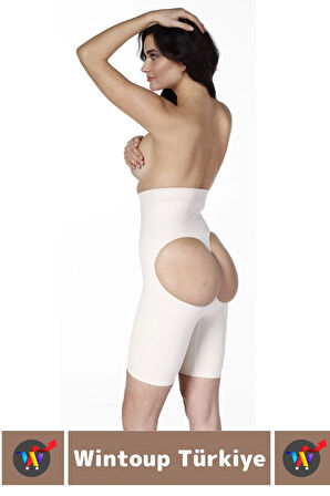 Özel Üretim İz İç Göstermez Kaymaz Sıkılaştırıcı Toparlayıcı Popo Açık Korse