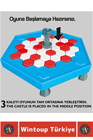 Premium Eğlenceli El Göz Koordinasyon Stratejik Beceri Dikkat Geliştiren Çocuk Eğitici Oyun SON KALE