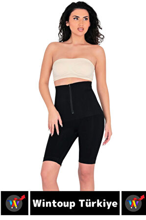 Özel Üretim Vücut Şekillendirici Beden Küçülten Sıkılaştıran Fermuarlı Klasik Toparlayıcı Korse