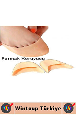 Gündelik Konforlu Nefes Alabilen Ameliyat Sonrası 5 Parmak Kapatan Silikon Ayak Parmak Gömleği