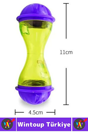 Evcil Hayvan Kedi Avlanma İçgüdüsü Geliştiren Eğlenceli İnteraktif Kedi Ödül Mamalı Oyuncak