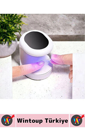 Yüksek Kaliteli Tırnak Oje Protez Tırnak 60 Saniye Hızlı Kurutma UV Led Işıklı Mini Tırnak Kurutucu