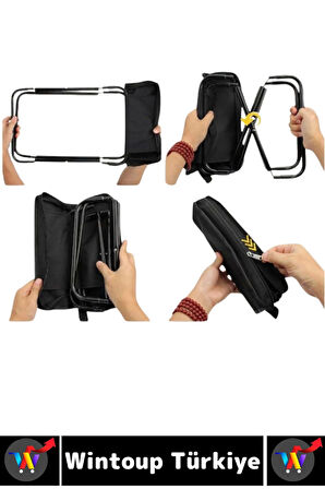 Premium Seyahat Kamp Piknik Balık Outdoor Dayanıklı Gövde Hafif Çanta Boy Katlanabilir Çanta Tabure