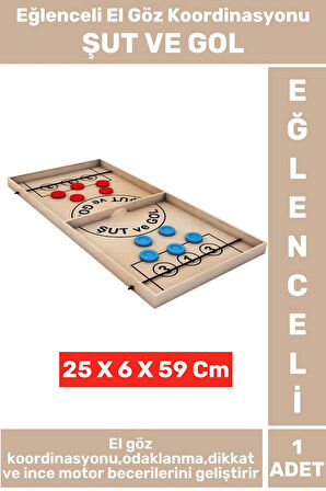 Premium Eğlenceli El-Göz Koordinasyonu Odaklanma Dikkat Geliştirici Futbol Oyun ŞUT VE GOL