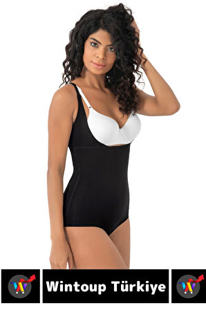 İz İç Göstermez Kaymaz Sıkılaştırıcı Vücut Şekillendirici LAZER KESİM Gögüs Destekli Body Korse