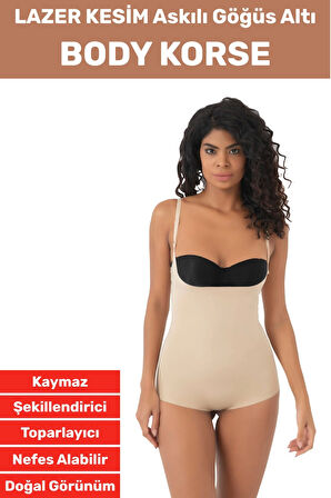 İz İç Göstermez Kaymaz Sıkılaştırıcı Toparlayıcı Şekillendirici LAZER KESİM Gögüs Altı Body Korse