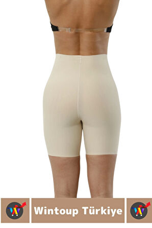 Özel Üretim İz İç Göstermez Kaymaz Sıkılaştırıcı Şekillendirici LAZER KESİM Paçalı Korse