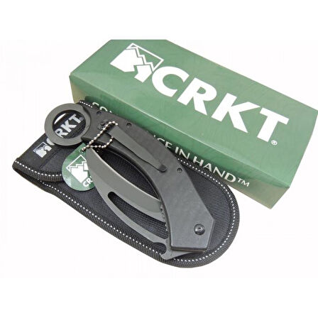 Crkt Dev Boy Blacsrambit Kara Çakı