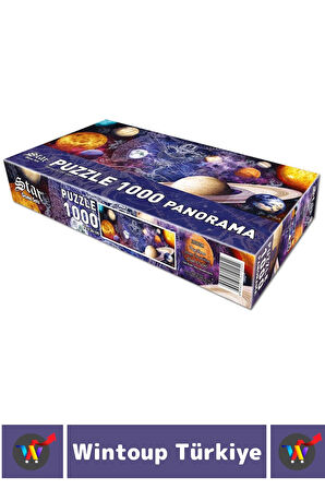 Eğlenceli Koordinasyon Beceri Görsel Algı Geliştirici Çocuk 1000 Parça PUZZLE UZAYIN DERİNLİKLERİ