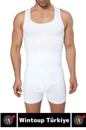 Özel Üretim Jinekomasti Dik Duruş Toparlayıcı Göbek Sıkılaştırıcı Elastik Erkek Atlet Korse 3 Adet
