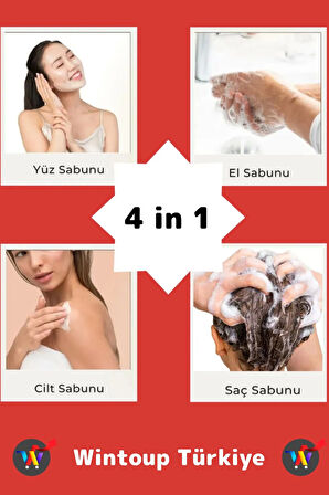 Doğal Güzel Kokulu Cilt Yumuşatıcı Ferahlatıcı Lekeli Kuru Cilt İçin Organik Çilek Sabunu 4 Adet