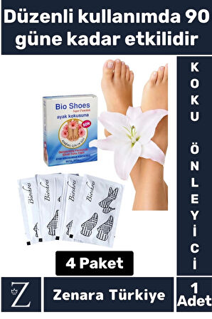 Gündelik Kullanım Kalıcı Uzun Süre Etkili Kadın Erkek Ayak Kötü Koku Önleyici Ayak Bakım Tozu 1 Adet
