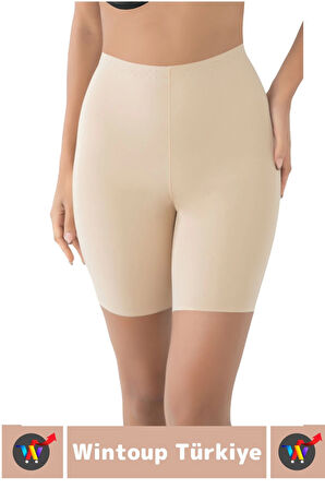 Özel Üretim İz İç Göstermez Kaymaz Sıkılaştırıcı Vücut Şekillendirici LAZER KESİM Paçalı Korse