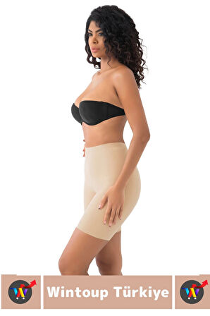 Özel Üretim İz İç Göstermez Kaymaz Sıkılaştırıcı Vücut Şekillendirici LAZER KESİM Paçalı Korse