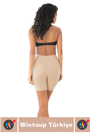 Özel Üretim İz İç Göstermez Kaymaz Sıkılaştırıcı Vücut Şekillendirici LAZER KESİM Paçalı Korse