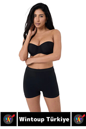 Özel Üretim İz Göstermez Yüksek Bel Sıkılaştırıcı İnceltici Toparlayıcı Dikişsiz Boxer Şort Korse