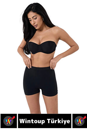 Özel Üretim İz Göstermez Yüksek Bel Sıkılaştırıcı İnceltici Toparlayıcı Dikişsiz Boxer Şort Korse