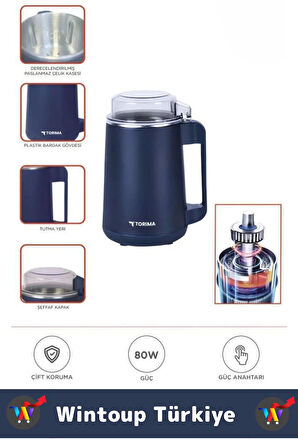 Premium Ergonomik Tutma Saplı Yüksek Kaliteli Çelik Baharat Kahve Kuruyemiş Öğütücü Değirmen 500 ML