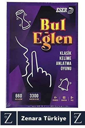 Premium Eğlenceli Kelime Bilgisi Ekip Uyumu İletişim Becerisi Gelişimi Arkadaş Grup Oyunu BUL EĞLEN