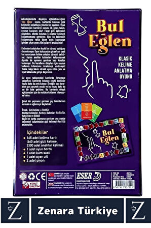 Premium Eğlenceli Kelime Bilgisi Ekip Uyumu İletişim Becerisi Gelişimi Arkadaş Grup Oyunu BUL EĞLEN