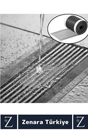 Suya Dayanıklı 0.55 Mm Delikli Sineklik Tamir Kiti Gider Süzgeci Saç Kıl Ayırıcı 12 CmX4 Metre 2Adet