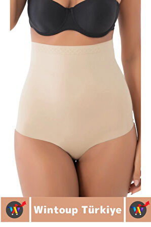 İz İç Göstermez Kaymaz Sıkılaştırıcı Vücut Şekillendirici LAZER KESİM Yüksek Bel Slip Korse