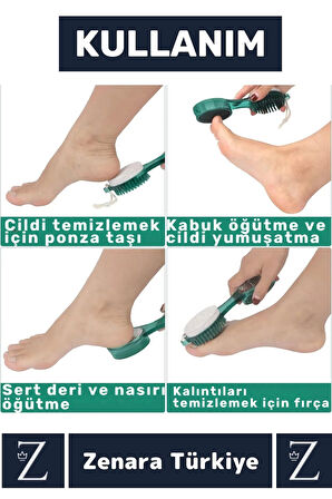 Premium Ayak Topuk Bakım Törpüsü Güzellik 4 in 1 Multifonksiyonel Ayak Topuk Bakım Aleti