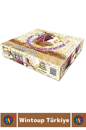 Premium Eğlenceli El Göz Koordinasyon Beceri Geliştirici Çocuk 300 Parça PUZZLE ŞANS GEYİĞİ