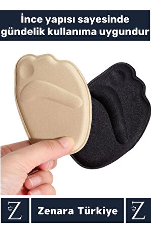 Ultra Konforlu Gündelik Kullanım Bunyon Yumuşak Pamuklu İnce Esnek Model Sünger Ayakkabı Pedi 1 Çift