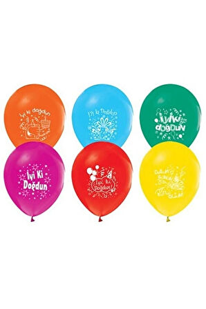 Iyiki Doğdun Yazılı Balon 10 Lu M463