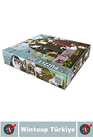Premium Eğlenceli El Göz Koordinasyon Beceri Görsel Algı Geliştirici Çocuk 300 Parça PUZZLE NİNNİ