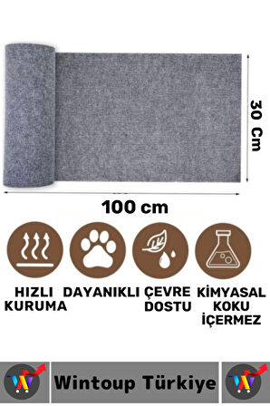 Dayanıklı Hızlı Kuruyan Mobilya Koruyucu Yapıştırılabilir Evcil Hayvan Kedi Tırmalama Matı 100X30 Cm