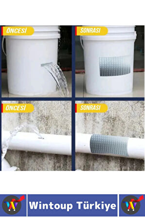 Uzun Ömürlü Su Nem Küfe Dayanıklı Çok Amaçlı MAVİ Montaj Onarım Tamir Bantı 48 Mm X 10 Metre 2 Adet