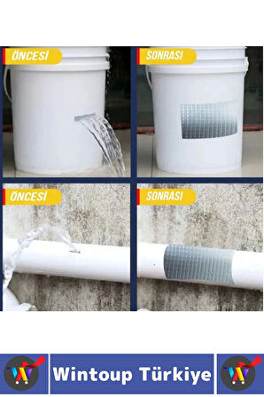 Uzun Ömürlü Su Nem Küfe Dayanıklı Çok Amaçlı MAVİ Montaj Onarım Tamir Bantı 48 Mm X 10 Metre 5 Adet