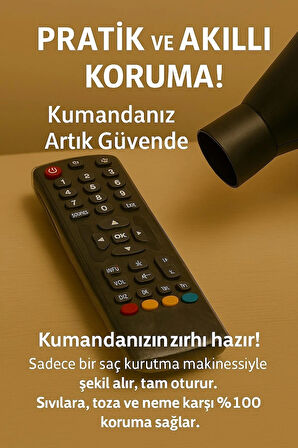 Kumanda Koruma Film – Şeffaf, TV ve Uydu Kumandalarıyla Uyumlu (5’li Paket)