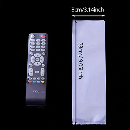 Kumanda Koruma Film – Şeffaf, TV ve Uydu Kumandalarıyla Uyumlu (5’li Paket)