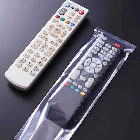 Kumanda Koruma Film – Şeffaf, TV ve Uydu Kumandalarıyla Uyumlu (5’li Paket)