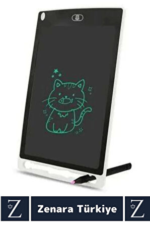 Premium Dijital Silgili Kalemli Çocuk Eğitim Tableti Grafik Ders Not Ödev Resim LCD Writing Tablet