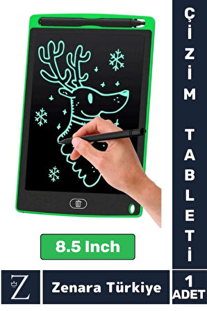 Premium Dijital Silgili Kalemli Çocuk Eğitim Tableti Grafik Ders Not Ödev Resim LCD Writing Tablet
