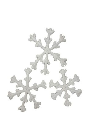 TÜYLÜ 3 LÜ KAR TANESİ SARKIT