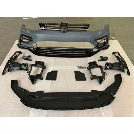 Volkswagen Golf 7 Uyumlu Golf 7.5 R Ön Tampon Panjur Seti