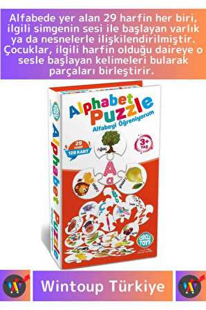 Premium Zeka El Göz Koordinasyonu Geliştirici Öğretici Çocuk Matematik Sayı Rakam Alfabe Puzzle