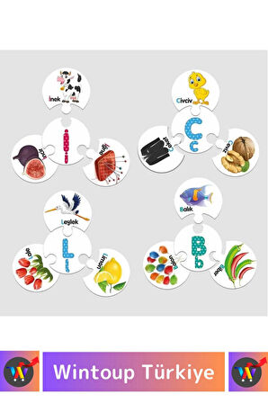 Premium Zeka El Göz Koordinasyonu Geliştirici Öğretici Çocuk Matematik Sayı Rakam Alfabe Puzzle