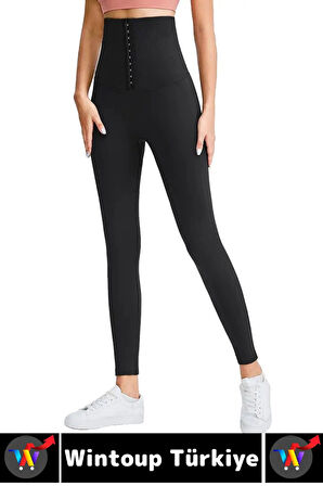 Gündelik Spor Alt Karın Bel Sıkılaştıran Güçlendiren Toparlayan Elastik Konforlu AĞRAFLI KORSE TAYT