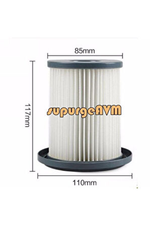 Magic Bags | Philips Uyumlu Fc 8732 - Fc 8734 Süpürge Hepa Filtre Seti