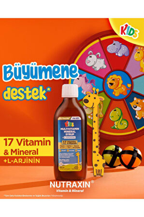 Nutraxin Kids Multivitamin Mineral Şurup 150 Ml