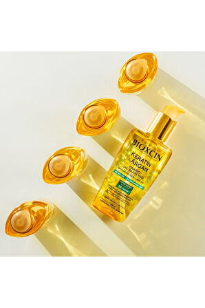 Bioxcin Keratin & Argan Onarıcı Saç Bakım Yağı 150 Ml - Yıpranmış Ve Hasar Görmüş Saçlar 2 Adet
