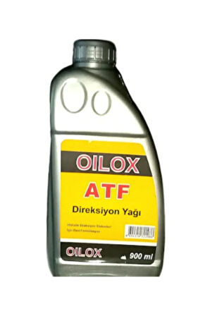 New Yeni Model Oilox Atf Hidrolik Kırmızı Direksiyon Yağı 900 ml Teneke Ambalaj Yollanır