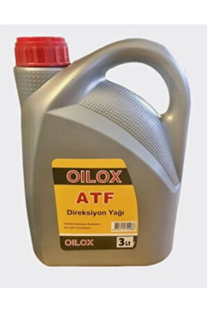 Oilox Atf New Yeni Model 3 Litre Hidrolik Direksiyon Yağı Kırmızı Ü.t 2023