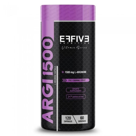 Effive Argi1500 L-Arjinin Kapsül 1500mg 120 Kapsül